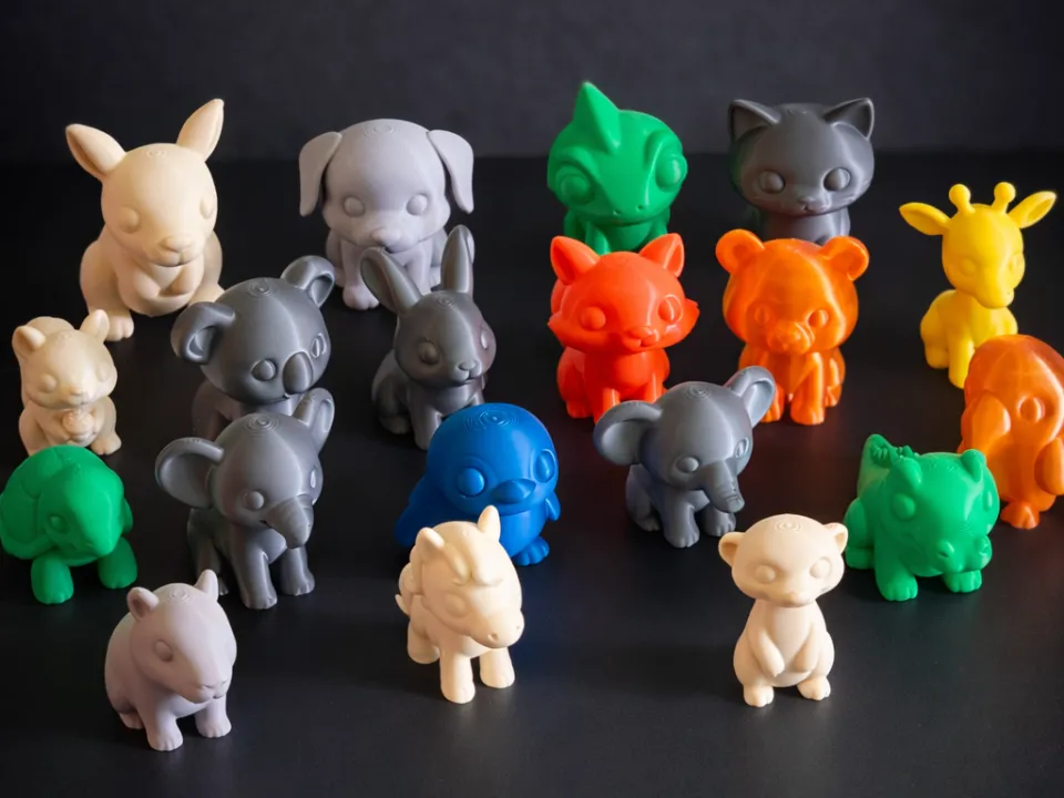Figuras adoráveis de animais