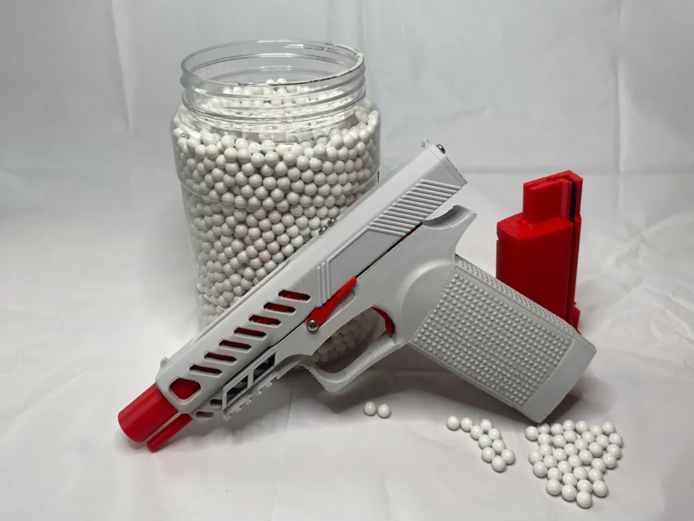 Pistola de Airsoft de Brinquedo com Blowback por Mola